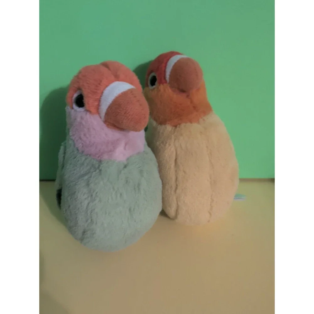 Jellycat Pair of Lovely Lovebirds - Retired & Rare - 100% Authentic - FAST SHIP